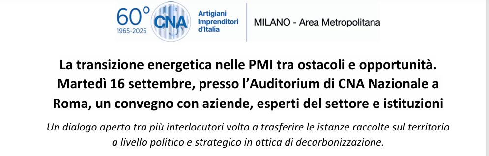 La transizione energetica nelle PMI tra ostacoli e opportunità. 